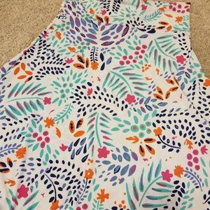Lularoe Azure skirt tropical floral print
